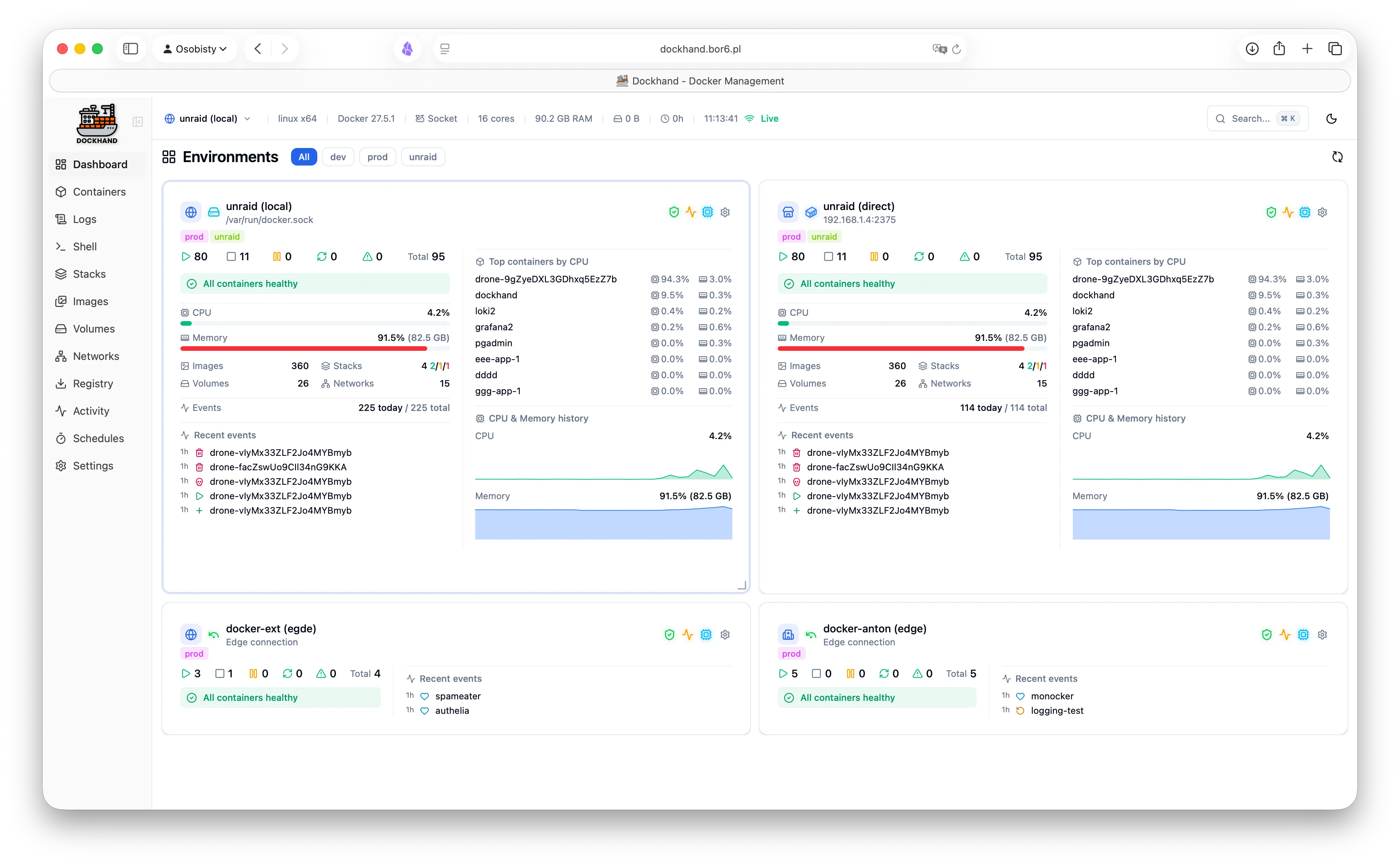 Dashboard tile configuration